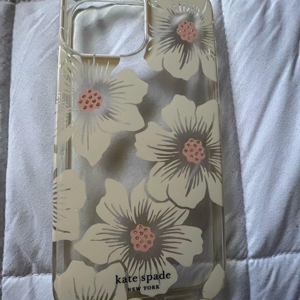 EUC Kate Spade iPhone 13 pro Max phone case